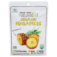 Nature's All Foods Pineapples, Organic, Freeze-Dried