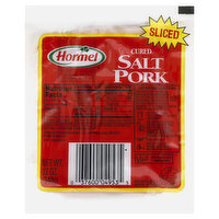 Hormel Salt Pork, Cured, Sliced - 12 Ounce 