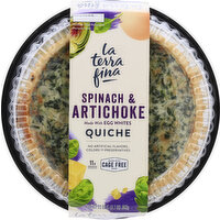 La Terra Fina Quiche, Spinach & Artichoke