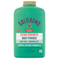 Gold Bond Body Powder, Extra Strength, Medicated - 10 Ounce 