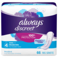 Always Pads, Moderate 4, Lightly Scented