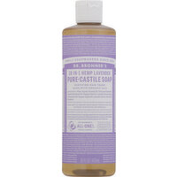 Dr. Bronner's Pure-Castile Soap, 18-in-1 Hemp, Lavender - 16 Fluid ounce 