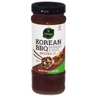 Bibigo Marinade & Sauce, Korean BBQ, Original - 16.9 Ounce 