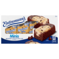 Entenmann's Cakes, Brownie Chocolate Chip, Minis - 8 Each