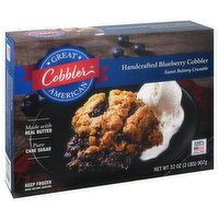 Great American Cobbler Cobbler, Handcrafted, Blueberry - 32 Ounce