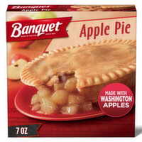 Banquet Apple Pie, Frozen Dessert - 7 Ounce 