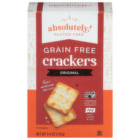 Absolutely Crackers, Grain Free, Original - 4.4 Ounce 