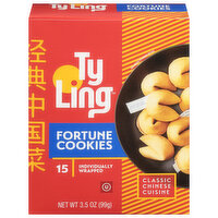 Ty Ling Fortune Cookies, Classic Chinese Cuisine - 15 Each 