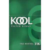 Kool Cigarettes, Filter Kings, True Menthol, 2-Way Box - 20 Each 