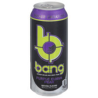 Bang Energy Drink, Super Creatine, Purple Guava Pear - 16 Fluid ounce 
