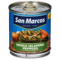 San Marcos Jalapeno Peppers, Whole - 7 Ounce 