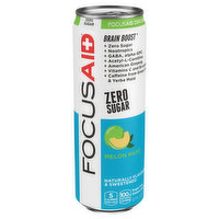 FocusAid Energy Drink, Zero Sugar, Melon Mate - 12 Fluid ounce 