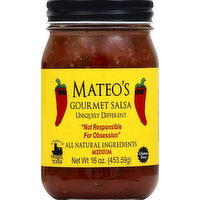 Mateo's Salsa, Gourmet, Medium - 16 Ounce 