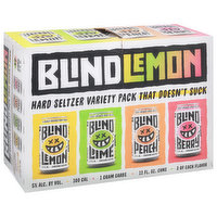 Blind Lemon Hard Seltzer, Variety Pack - 12 Each 