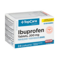 Topcare Ibuprofen 200 Mg Pain Reliever/Fever Reducer (Nsaid) Caplets