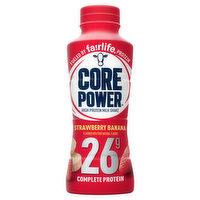 Core Power Milk Shake, High Protein, Strawberry Banana - 14 Fluid ounce 