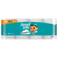 Angel Soft Bathroom Tissue, Unscented, Mega Roll, 2-Ply - 16 Each 