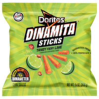 Doritos Corn Snacks, Tangy Fiery Lime - 0.875 Ounce 