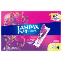 Tampax Tampons, Compact, Regular Absorbency, Unscented