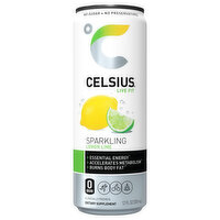 Celsius Energy Drink, Sparkling, Lemon Lime - 12 Fluid ounce 