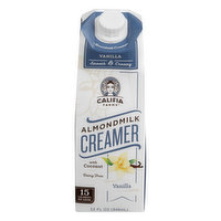 Califia Farms Creamer, Almondmilk, Dairy Free, Vanilla - 32 Ounce 