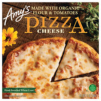 Amy's Frozen Cheese Pizza, Hand-Stretched Crust, Full Size, Non-GMO, 13 oz.