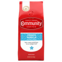 Community Coffee Coffee, Ground, Medium Roast, French Vanilla - 12 Ounce 