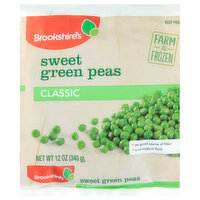 Brookshire's Classic Sweet Green Peas - 12 Ounce 