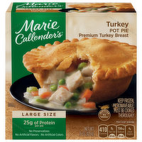 Marie Callender's Pot Pie, Turkey, Large Size - 15 Ounce 