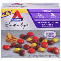 Atkins Candies, Peanut Butter - 5 Each 