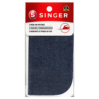 Singer Patches, Iron-On - 2 Each
