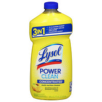 Lysol Cleaner, Multi-Surface, Power Clean, Sparkling Lemon & Sunflower Essence Scent, Concentrated - 28 Fluid ounce 