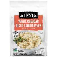 Alexia Riced Cauliflower, with Black Pepper, White Cheddar - 12 Ounce