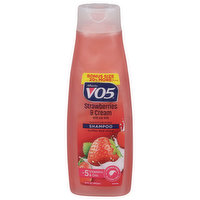 Alberto VO5 Shampoo, Moisturizing, Strawberries & Cream - 15 Fluid ounce 