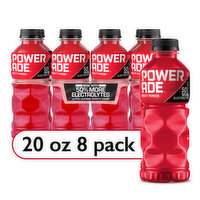 PowerAde Sports Drink, Fruit Punch - 8 Each 