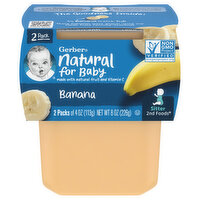 Gerber Banana, Sitter 2nd Foods, 2 Pack - 2 Each 