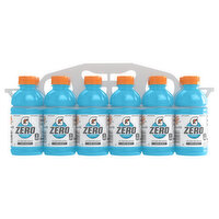 Gatorade Thirst Quencher, Zero Sugar, Cool Blue - 12 Each 