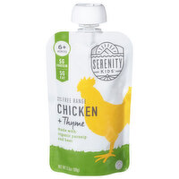 Serenity Kids Baby Food, Chicken + Thyme, 6+ Months - 3.5 Ounce 