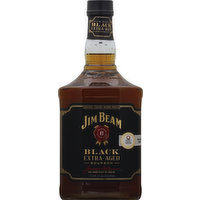 Jim Beam Whiskey, Kentucky Straight Bourbon, Black, XA - 1.75 Litre 