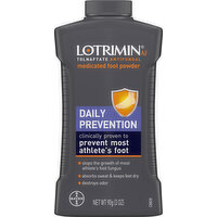 Lotrimin Medicated Foot Powder, Daily Prevention - 90 Gram 