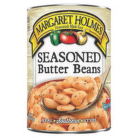 Margaret Holmes Butter Beans, Seasoned - 15 Ounce 