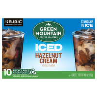 Green Mountain Coffee Roasters Coffee, Hazelnut Cream, Iced, K-Cup Pods - 10 Each 