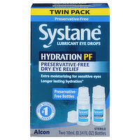 Systane Eye Drops, Hydration PF, Twin Pack - 2 Each 