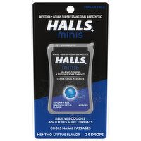 Halls Cough Drops, Sugar Free, Mentho-Lyptus Flavor - 24 Each 