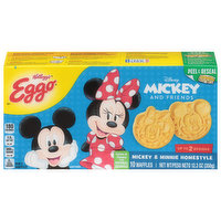Eggo Waffles, Mickey & Minnie Homestyle - 10 Each 