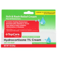 TopCare Hydrocortisone 1% Cream, Maximum Strength - 1 Ounce 
