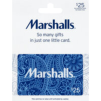 Marshalls Gift Card, $25