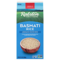 Ralston Family Farms Basmati Rice, Aromatic White - 24 Ounce 