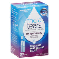 TheraTears Eye Drops, Lubricant, Dry Eye Therapy - 30 Each 