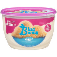 Blue Bunny Vanilla Reduced Fat Ice Cream - 48 Fluid ounce 